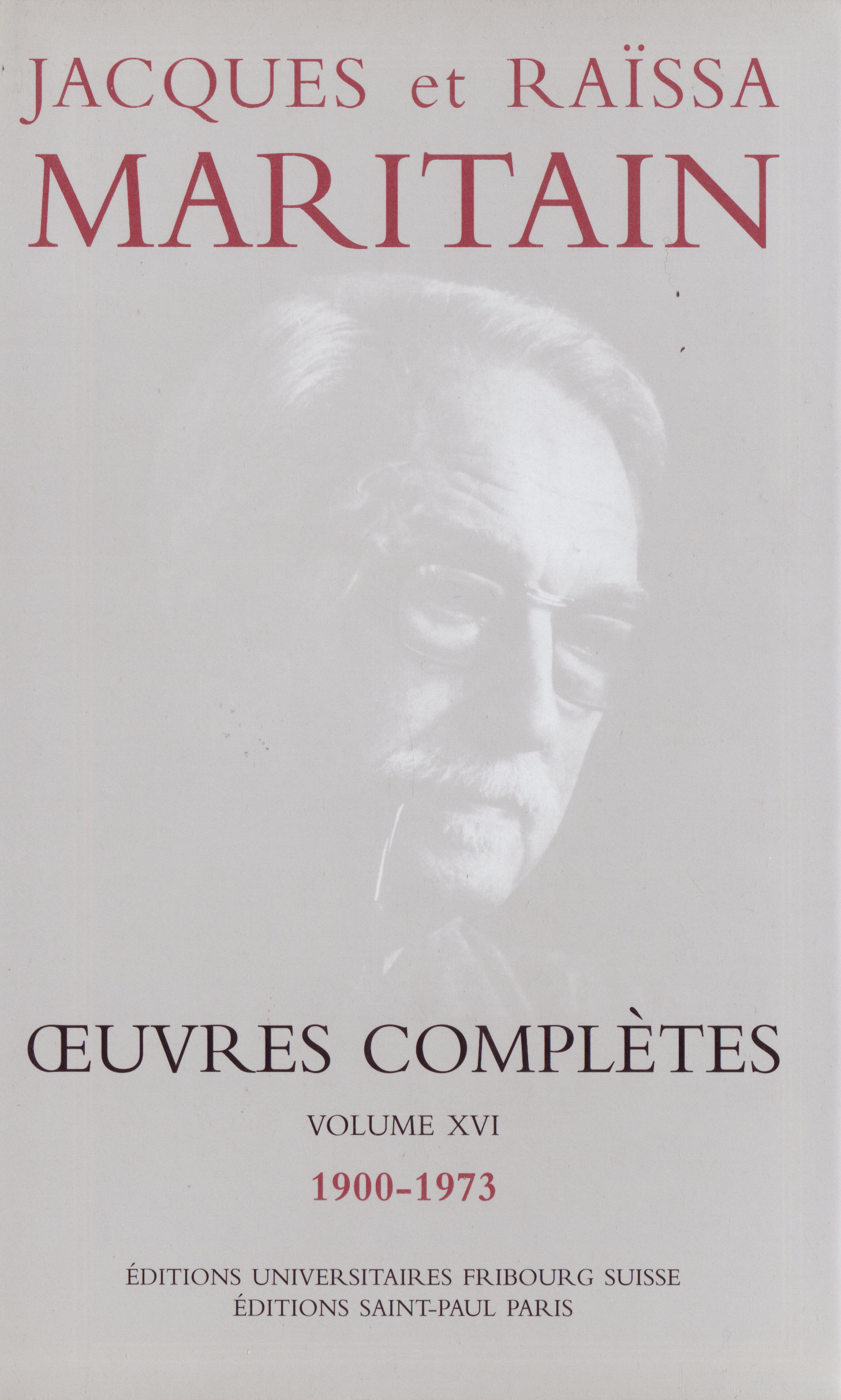 Oeuvres complètes Maritain XVI