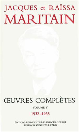Oeuvres complètes Maritain V
