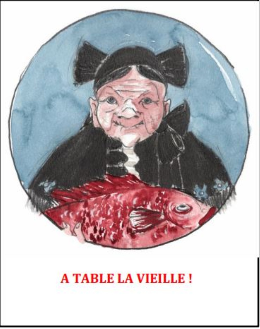 A table la vieille.