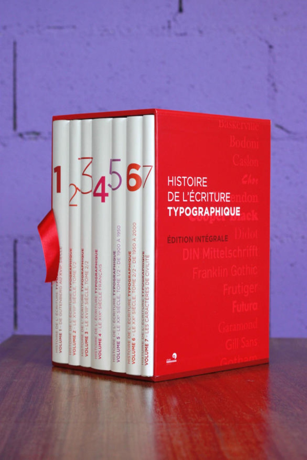 COFFRET HISTOIRE DE L ECRITURE TYPOGRAPHIQUE