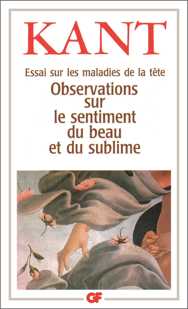 Essai sur les maladies de la tête - Observations sur le sentiment du beau et du sublime