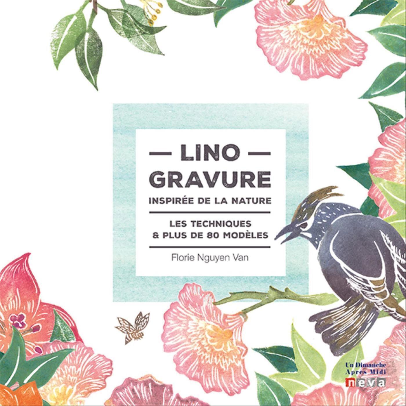 Linogravure, inspirée de la nature