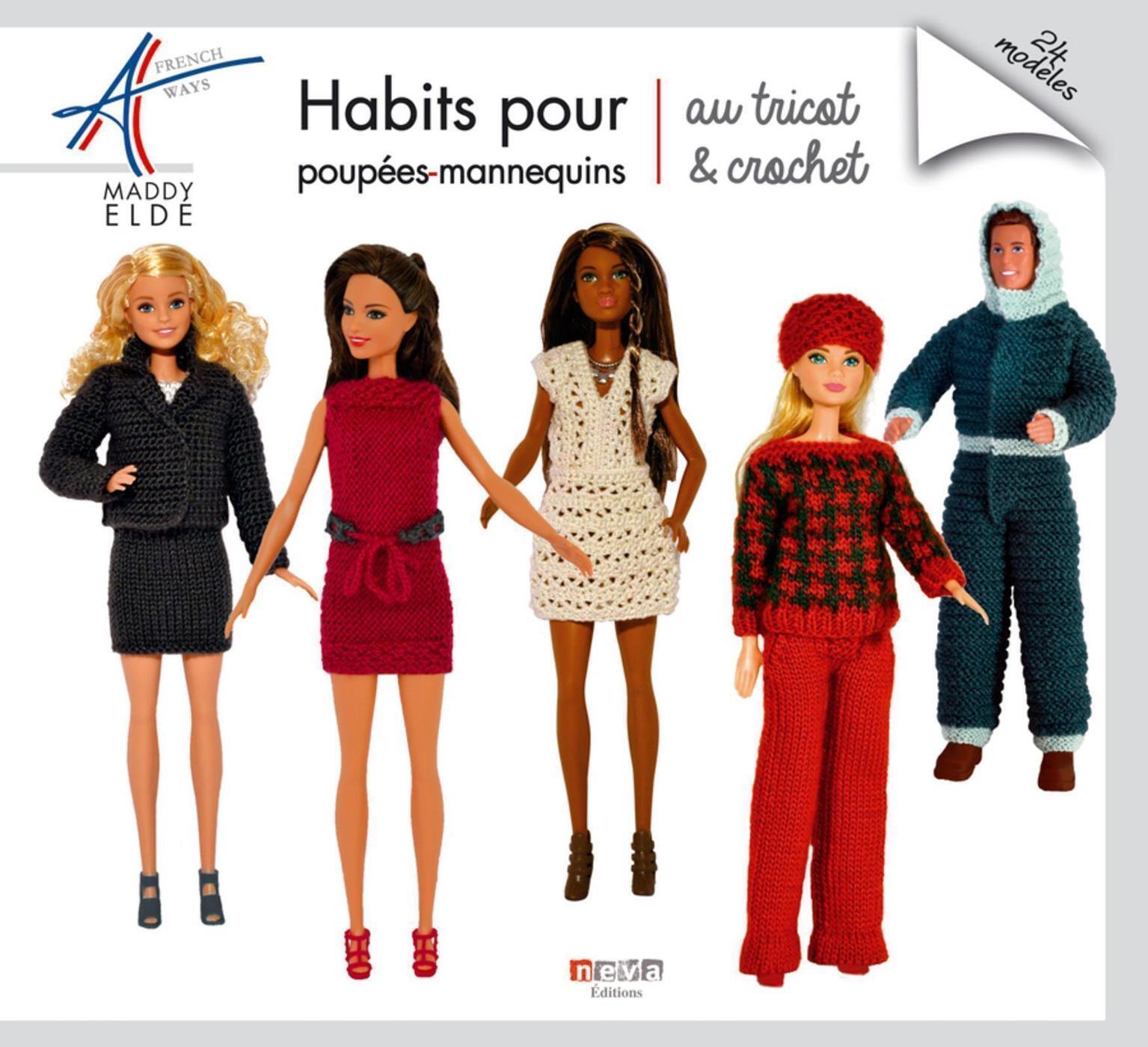 Habits pour poupées-mannequins au tricot et crochet