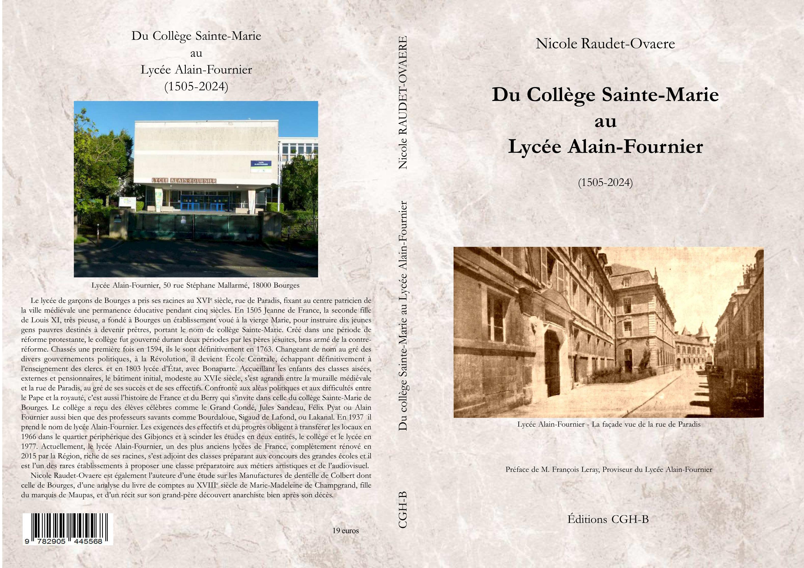 Du collège Sainte-Marie au Lycée Alain-Fournier