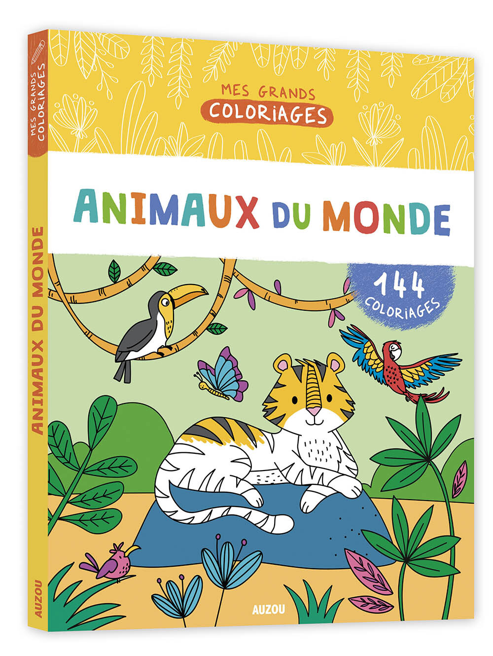 Mes grands de coloriages - Animaux du monde