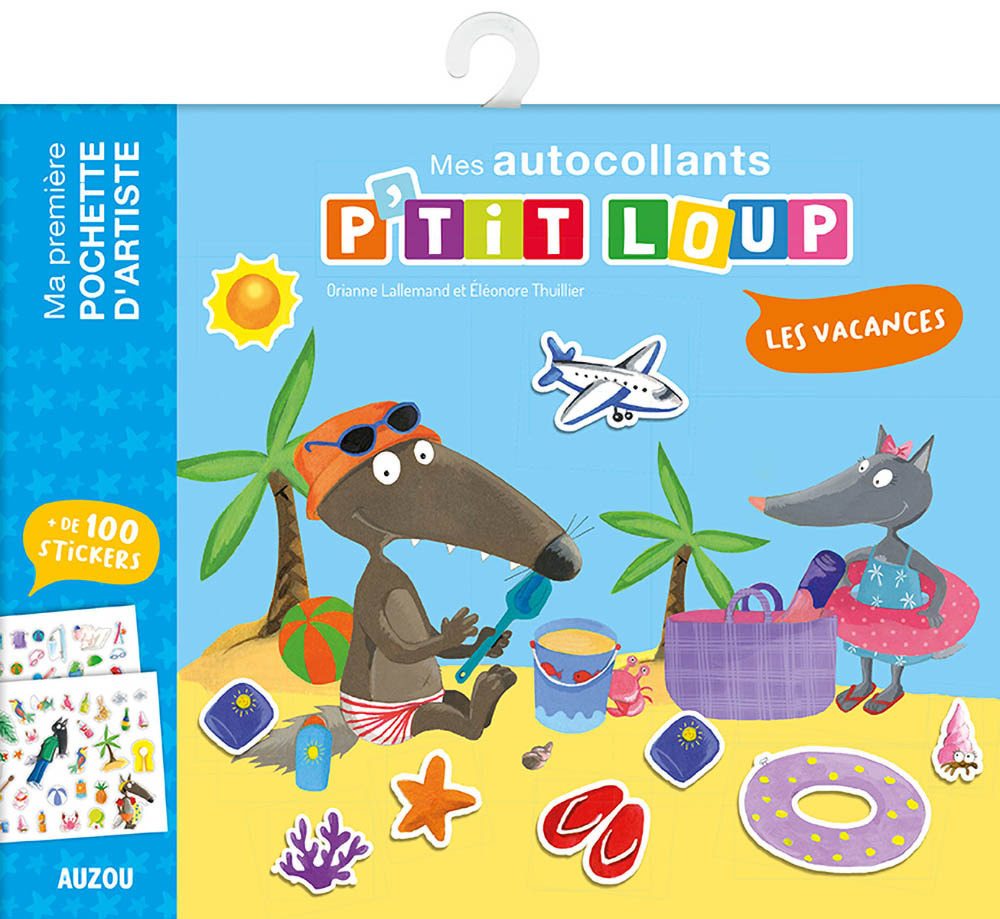 P'tit loup - Ma pochette d'autocollants les vacances
