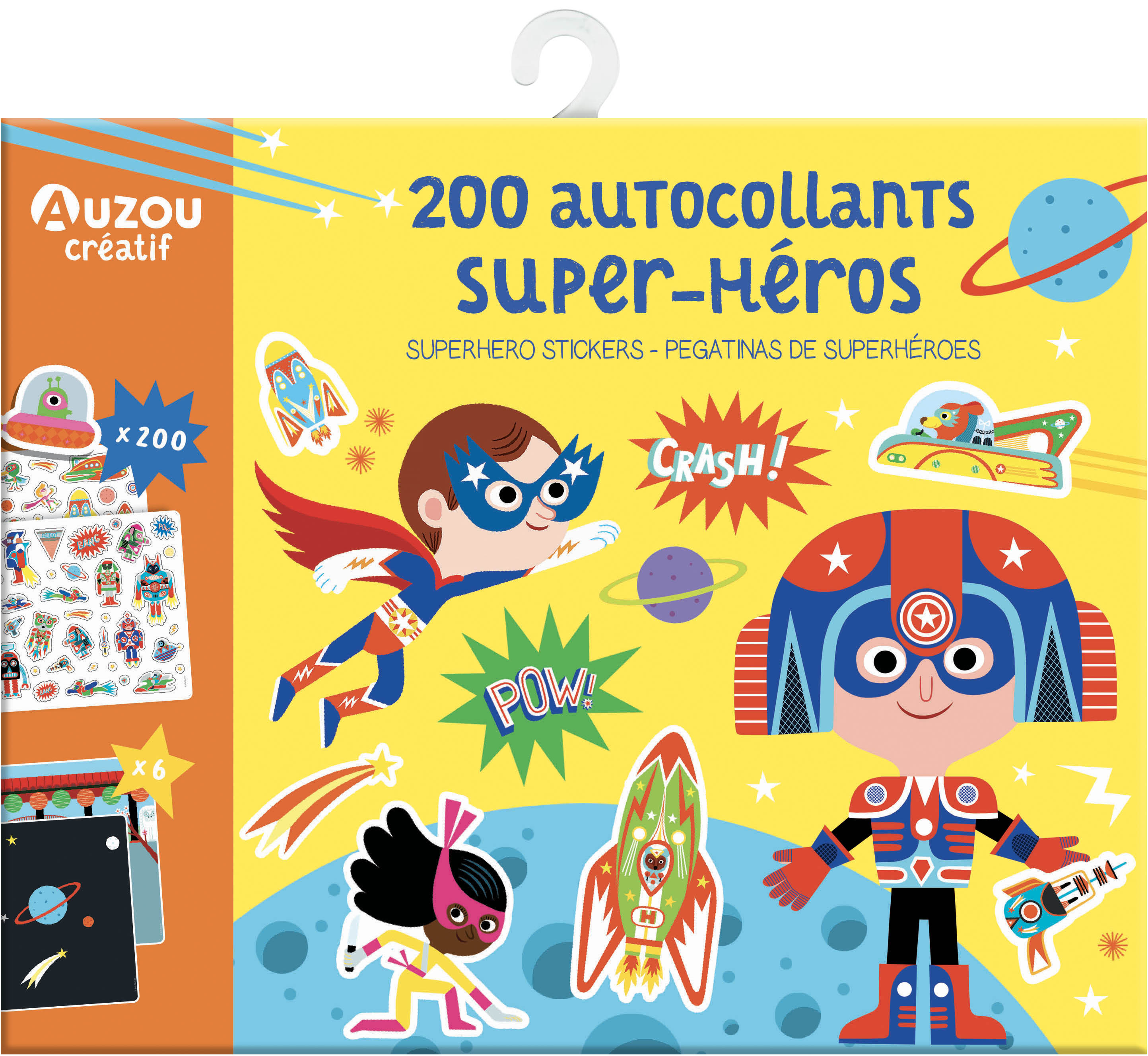 200 autocollants super-héros NED - Ma pochette d'artiste