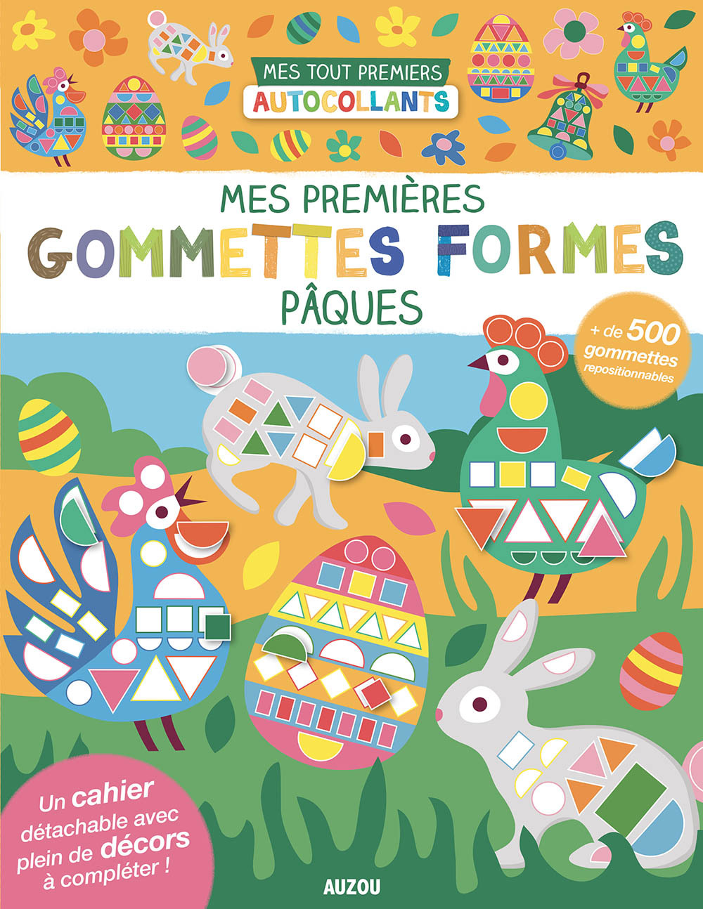 Mes premières gommettes formes Pâques