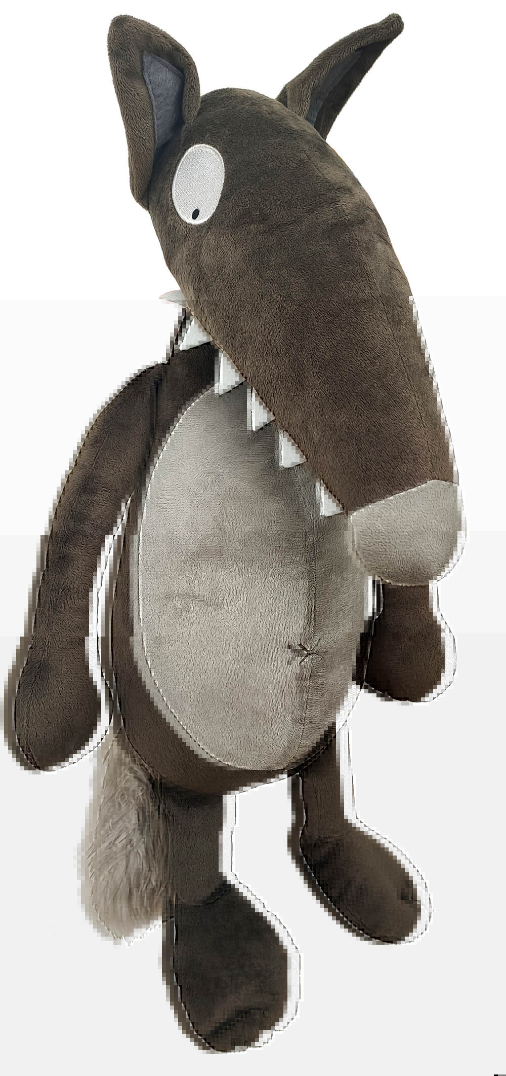 La peluche Loup de taille moyenne - nue