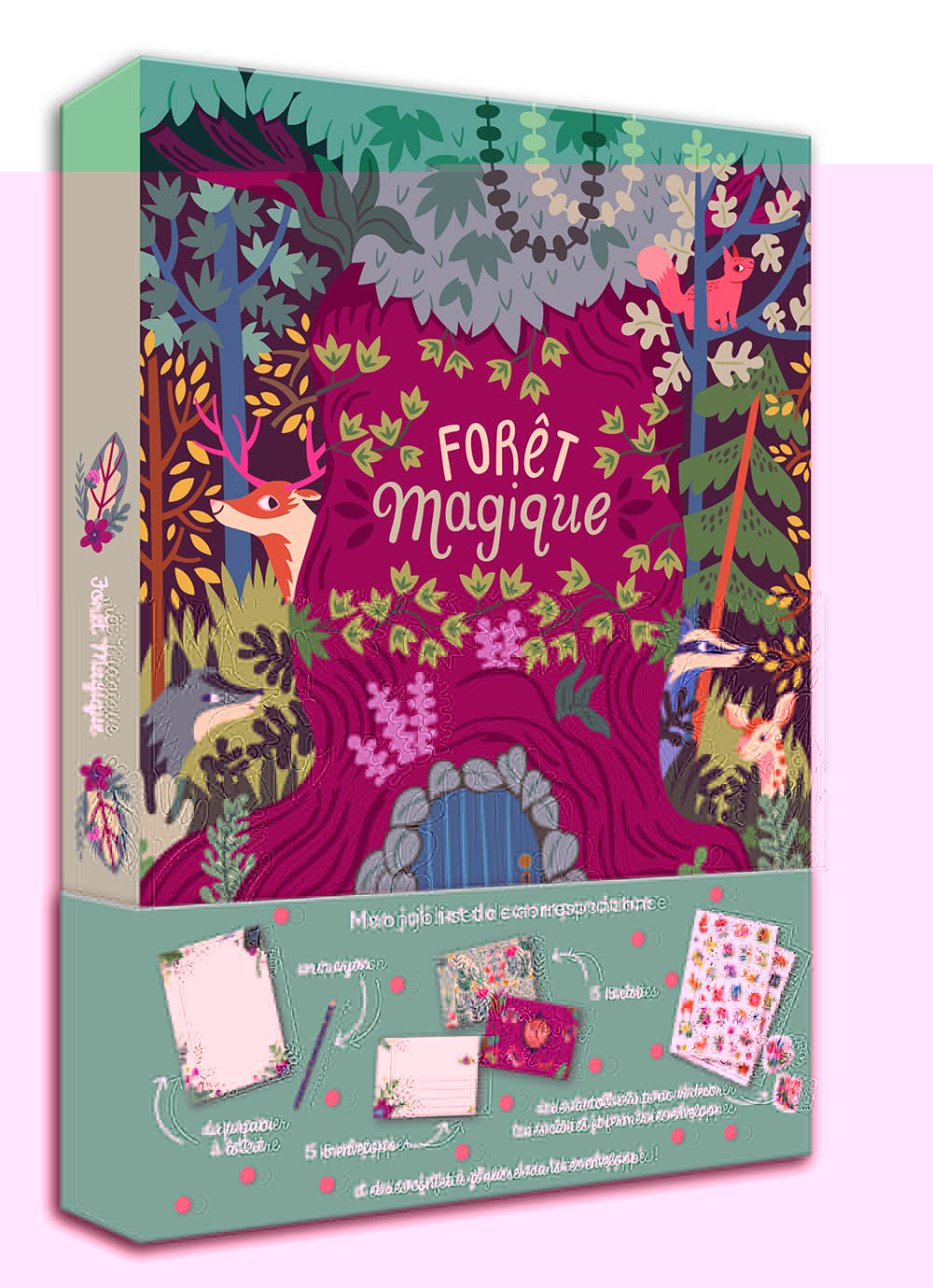 Ma papeterie créative - ForEt magique - Mon joli set de correspondance