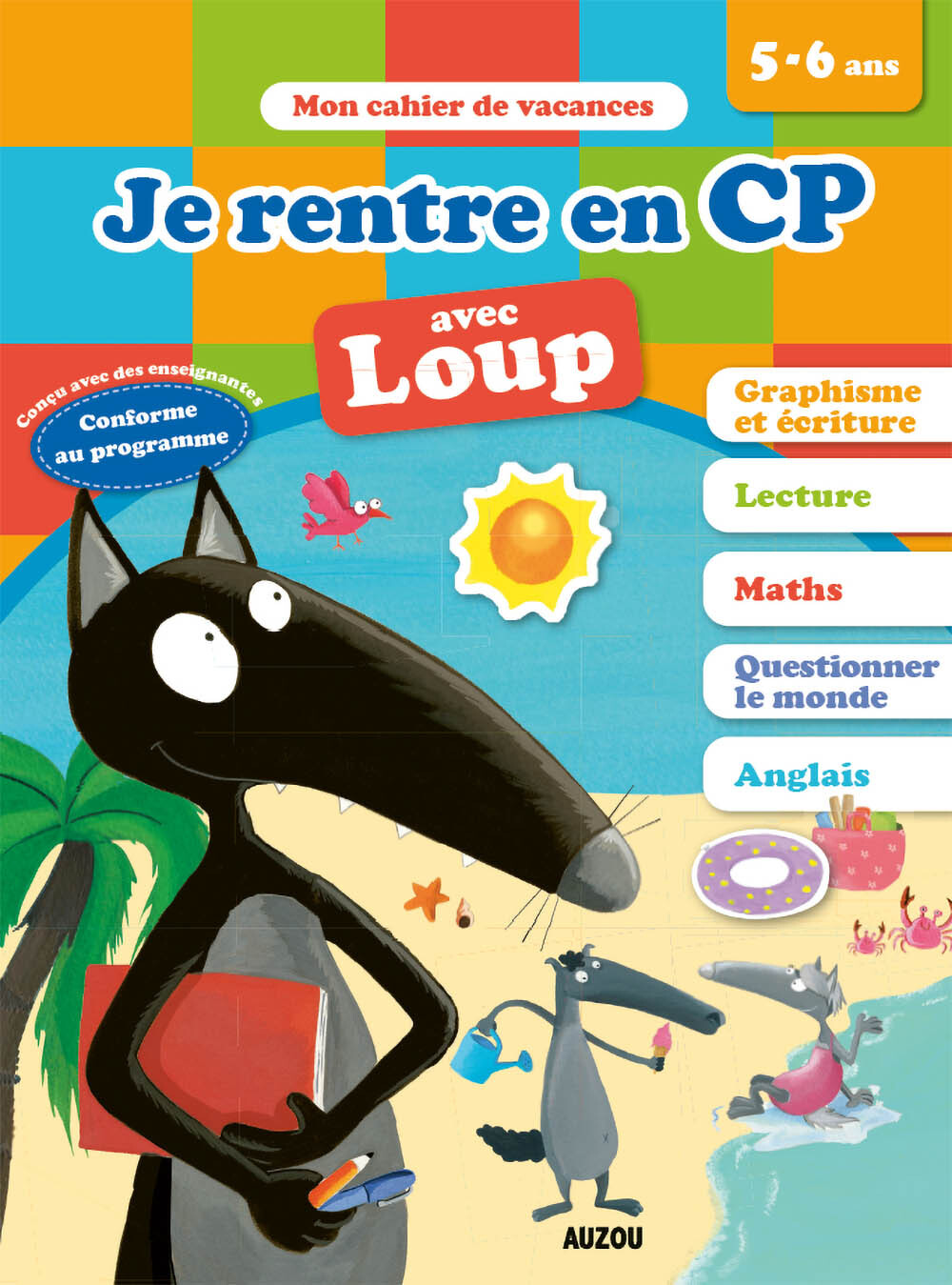 Je rentre en CP (anglais) avec Loup NED - Mon cahier de vacances