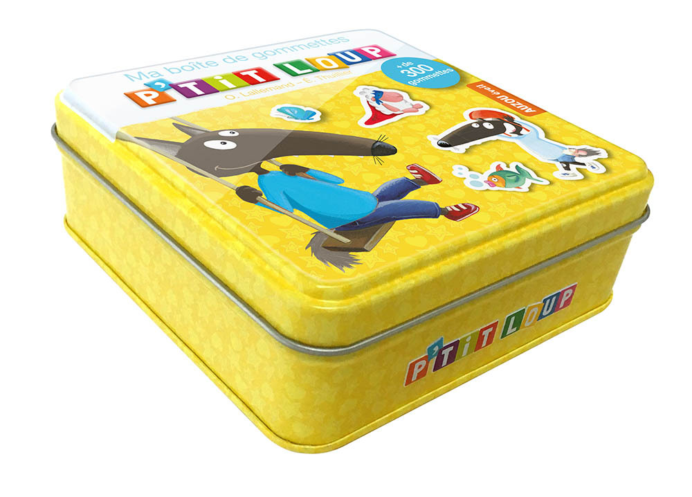 P'tit loup Ma boîte de gommettes numéro 2