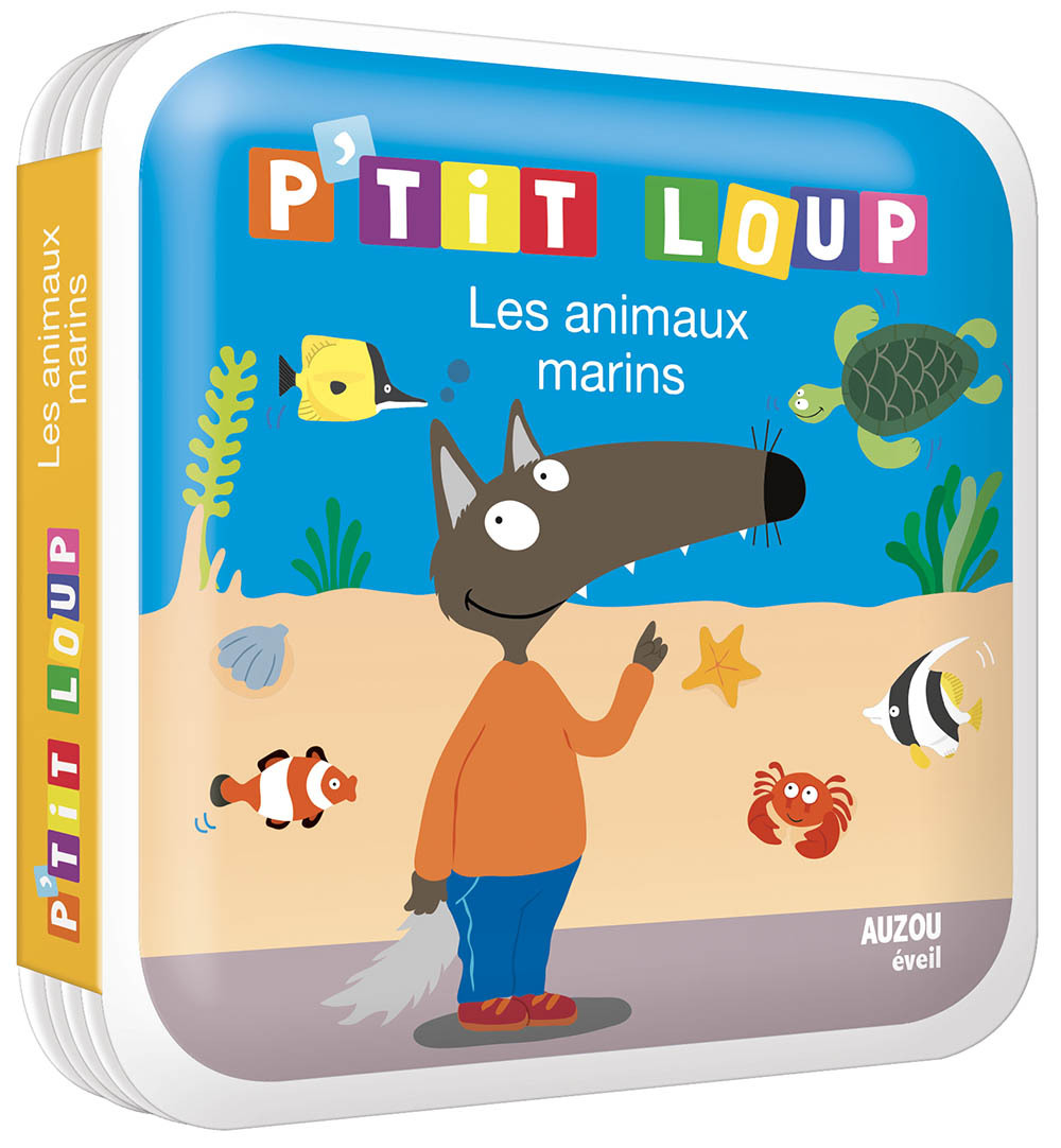 Livre de bain P'tit loup - Les animaux marins