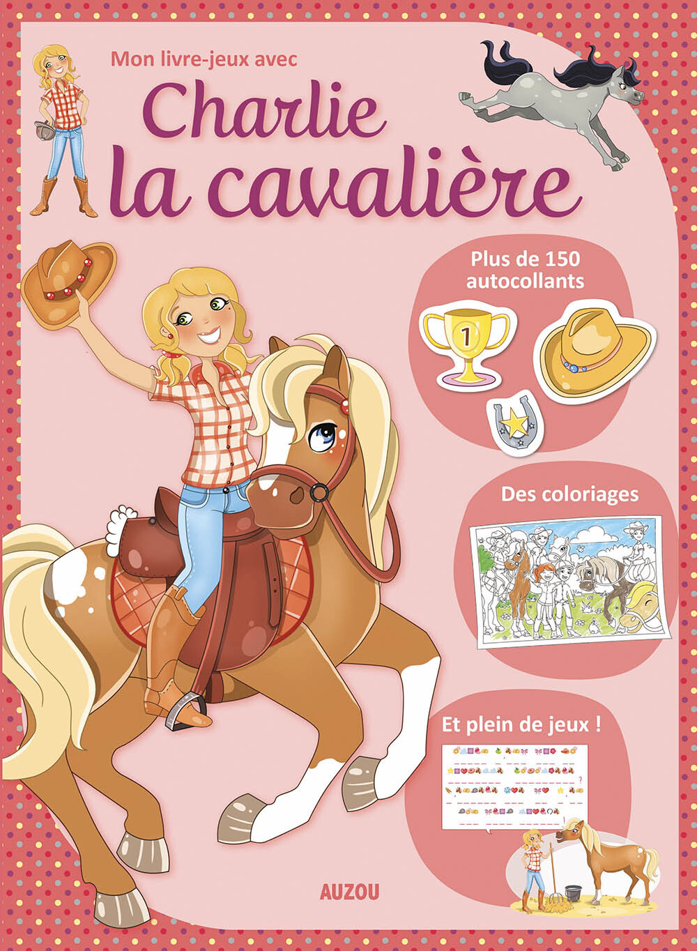 MON LIVRE-JEUX AVEC CHARLIE LA CAVALIERE