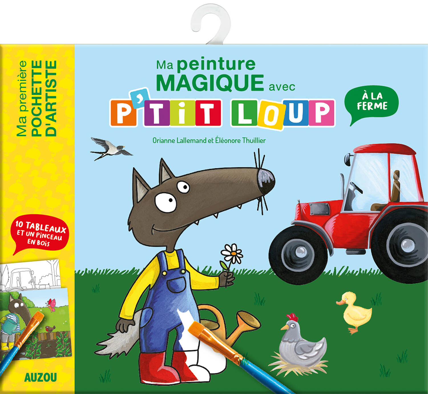 P'tit Loup - Ma pochette de peintures magiques à la ferme