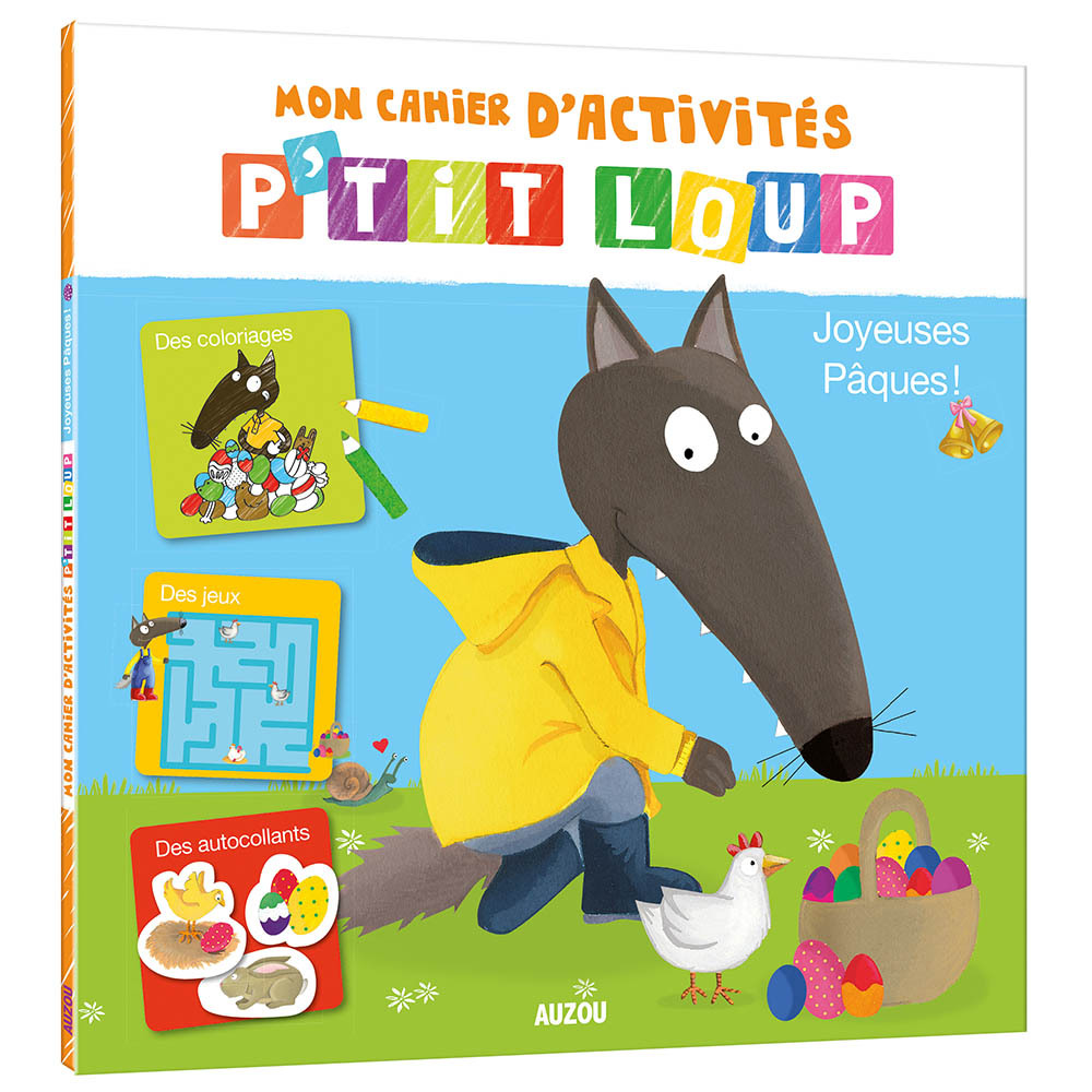 P'tit loup - Mon livre d'activités Pâques