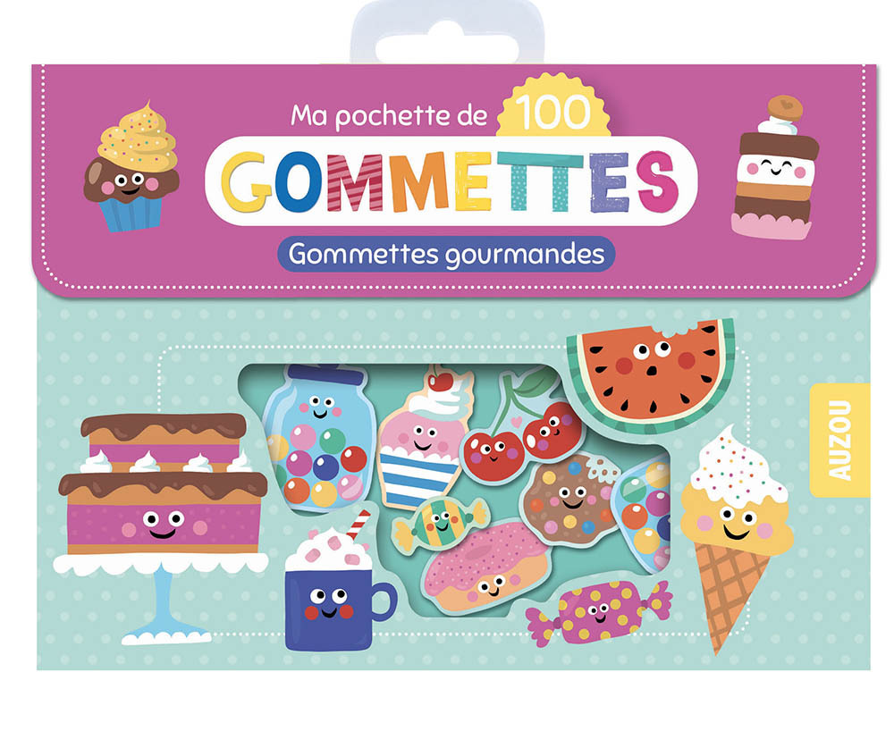Ma pochette de gommettes - Mes gommettes gourmandes