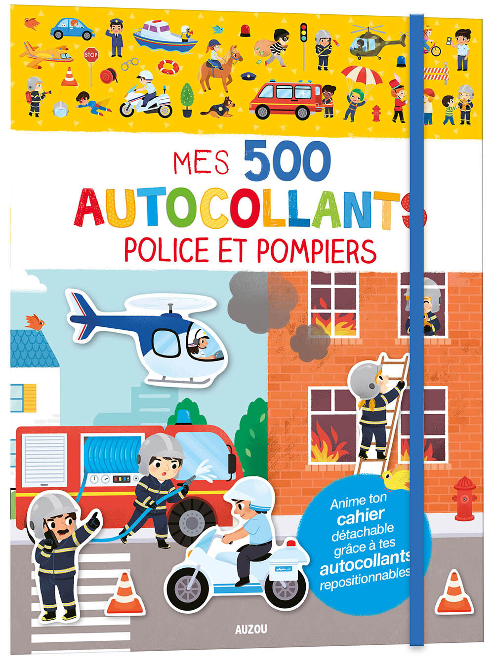 Mes 500 autocollants - Police et Pompiers