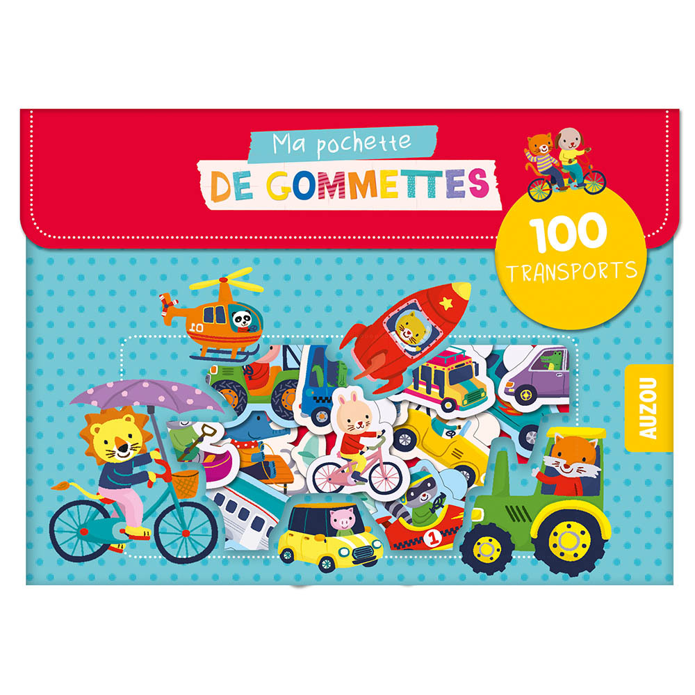 Ma pochette de gommettes - 100 transports