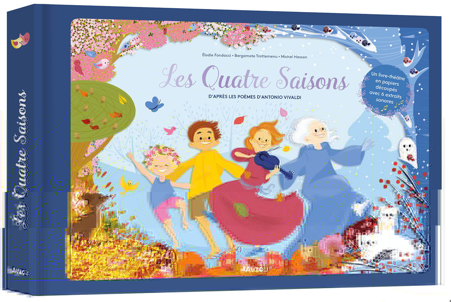 Papiers découpés sonores - Les quatre saisons