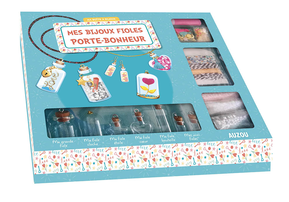 Ma boîte à bijoux - Mes bijoux fioles porte-bonheur