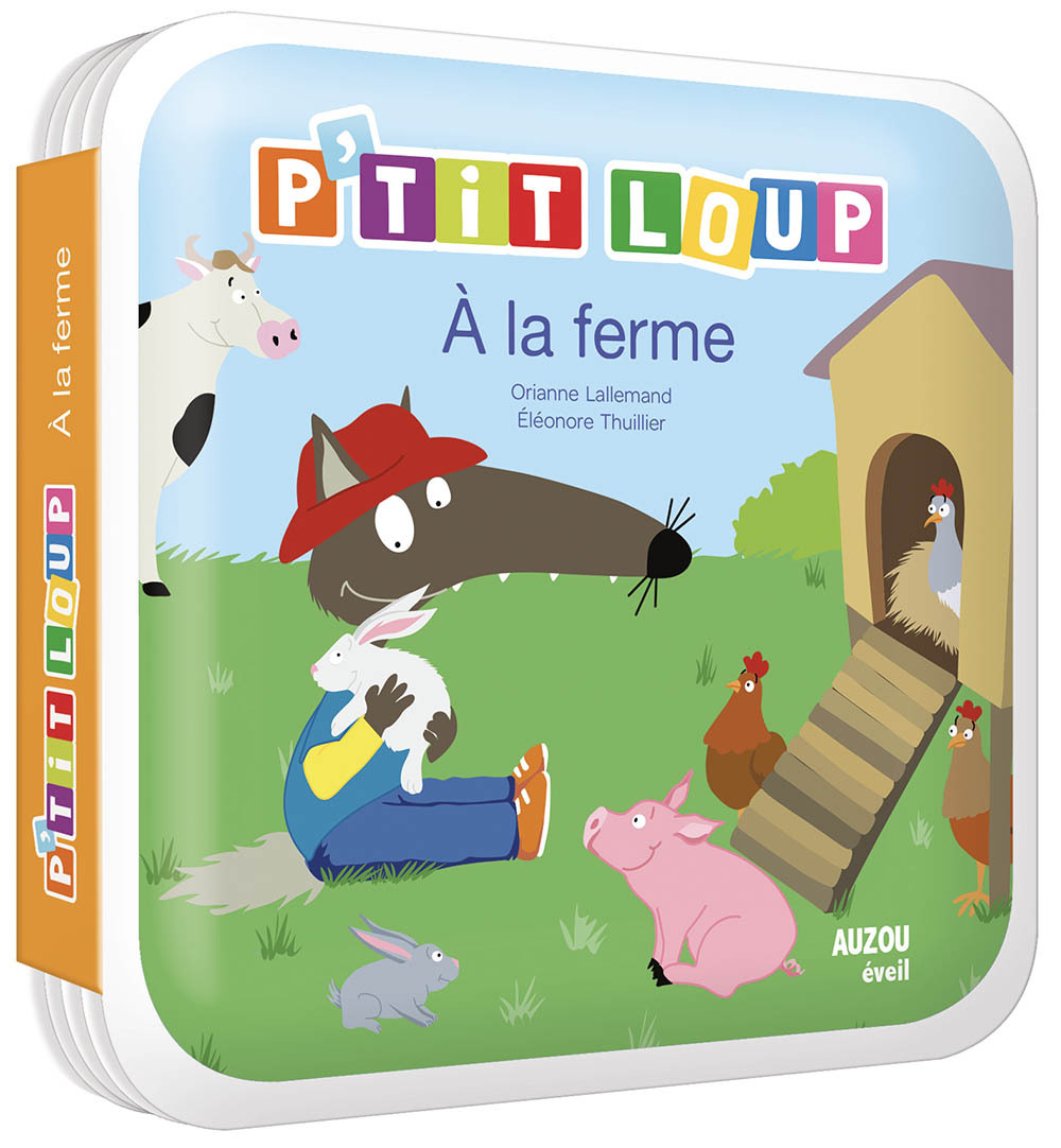 P'tit loup à la ferme - mon premier livre bain
