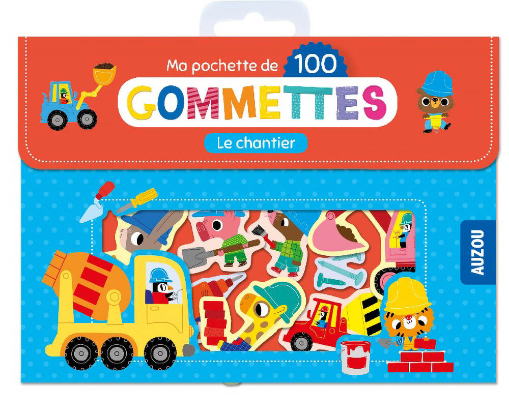 Ma pochette de 100 gommettes - Le chantier