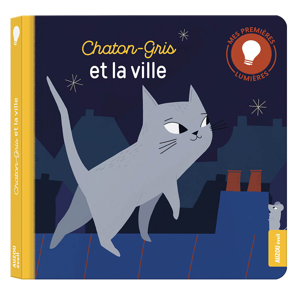 CHATON GRIS DANS LA VILLE