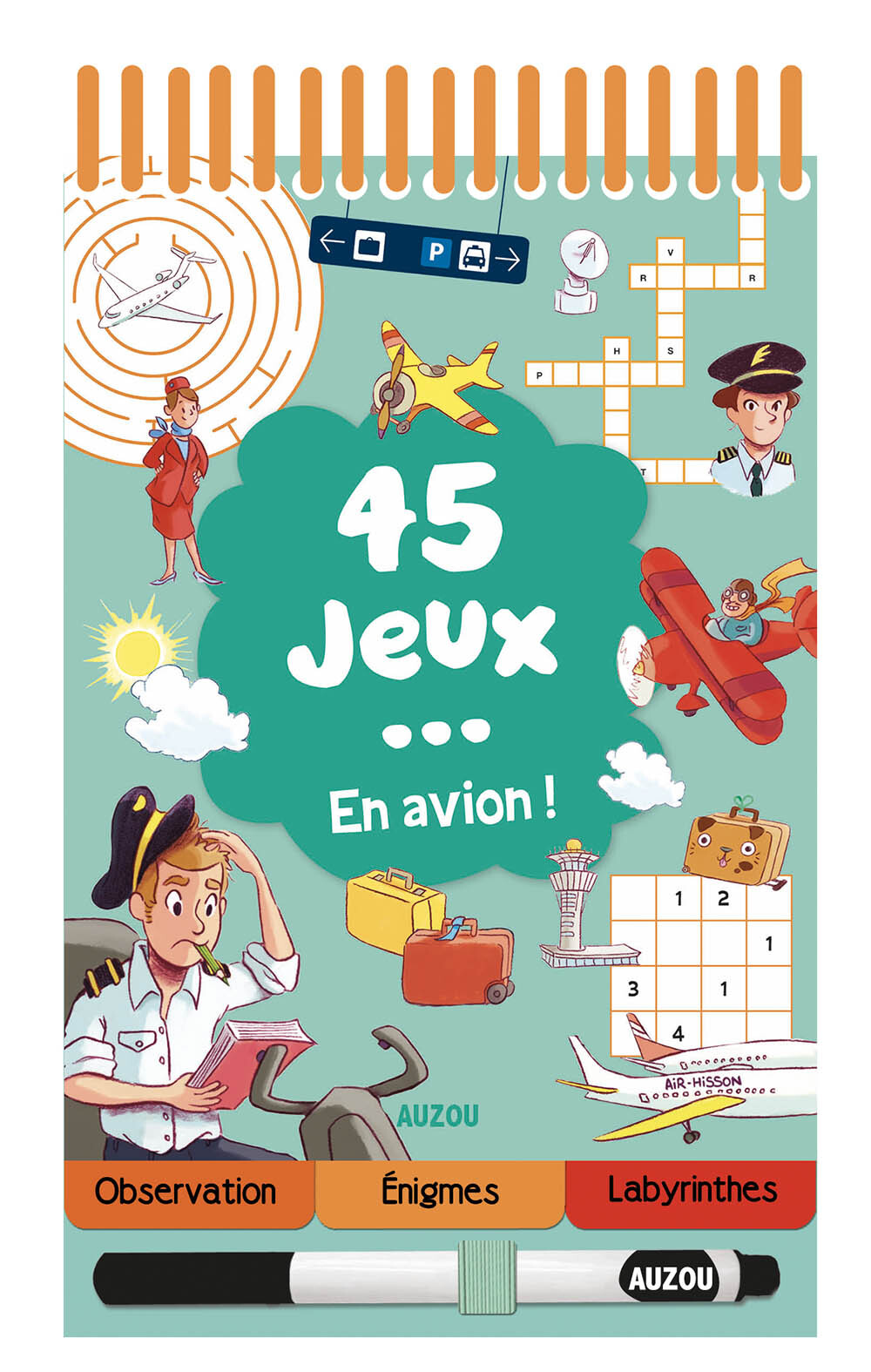 45 jeux en avion !