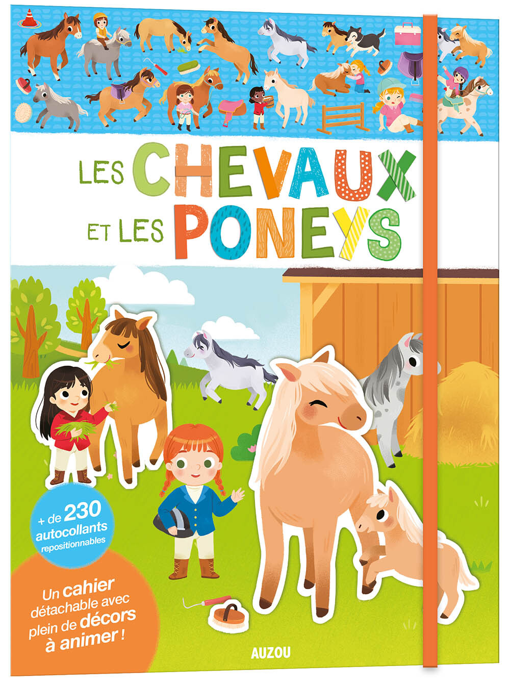 Les chevaux et les poneys - Mes tout premiers autollants