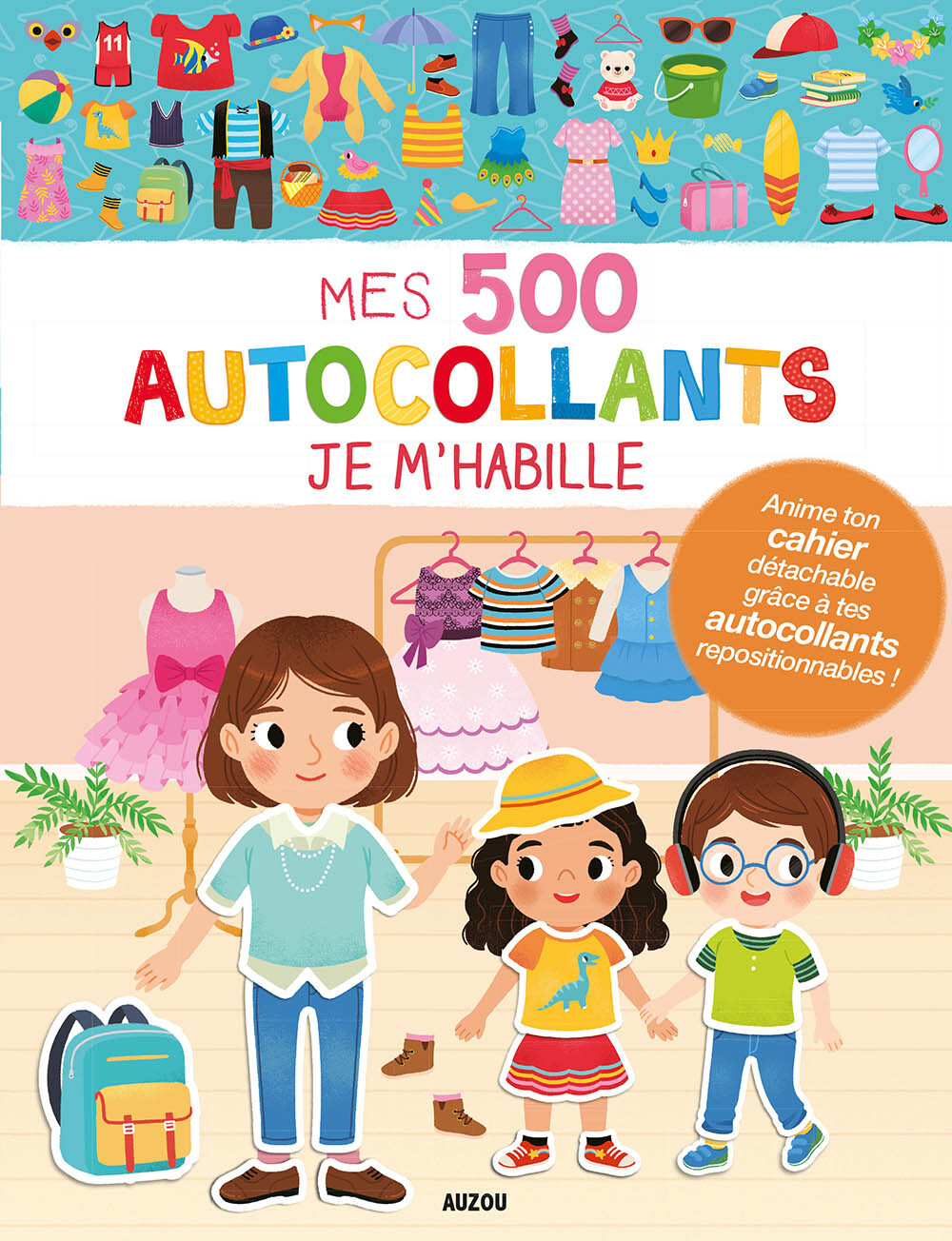 Mes autocollants - Je m'habille