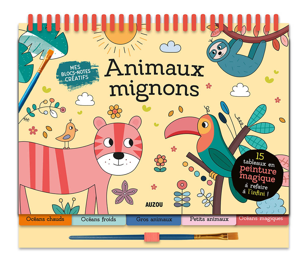 MES BLOCS-NOTES CRÉATIFS - ANIMAUX MIGNONS