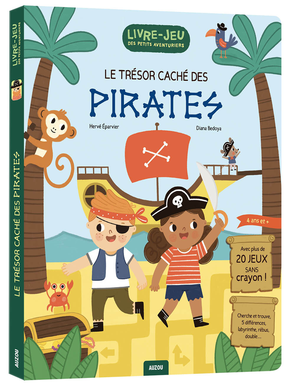 Livre-jeux des petits aventuriers - Le trésor caché des pirates