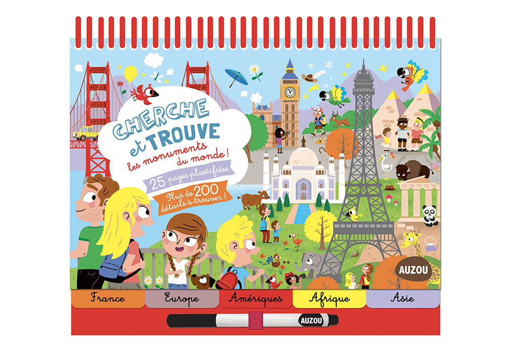 Cherche et trouve les monuments du monde NED