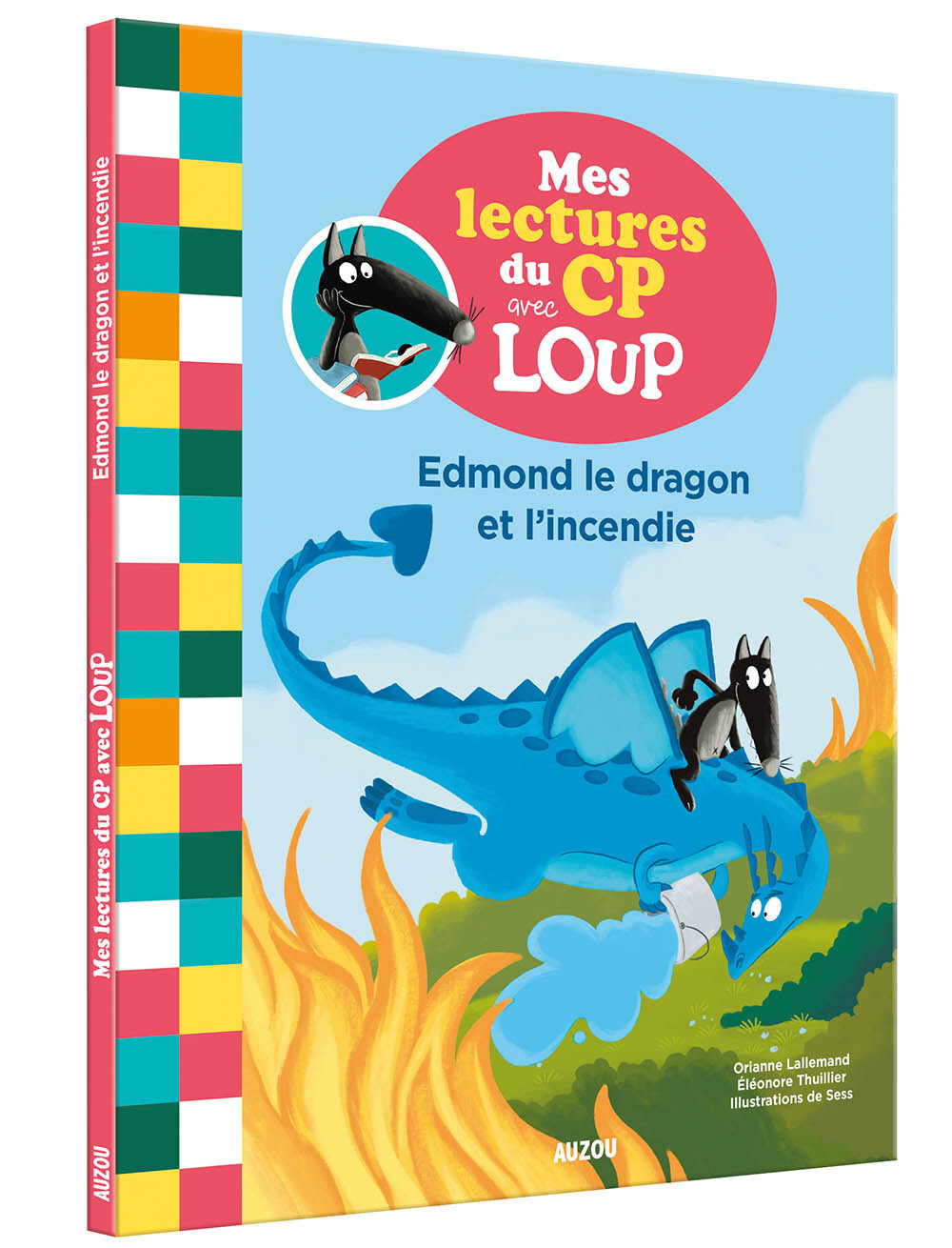 Edmond le dragon et l'incendie - Lecture Loup CP