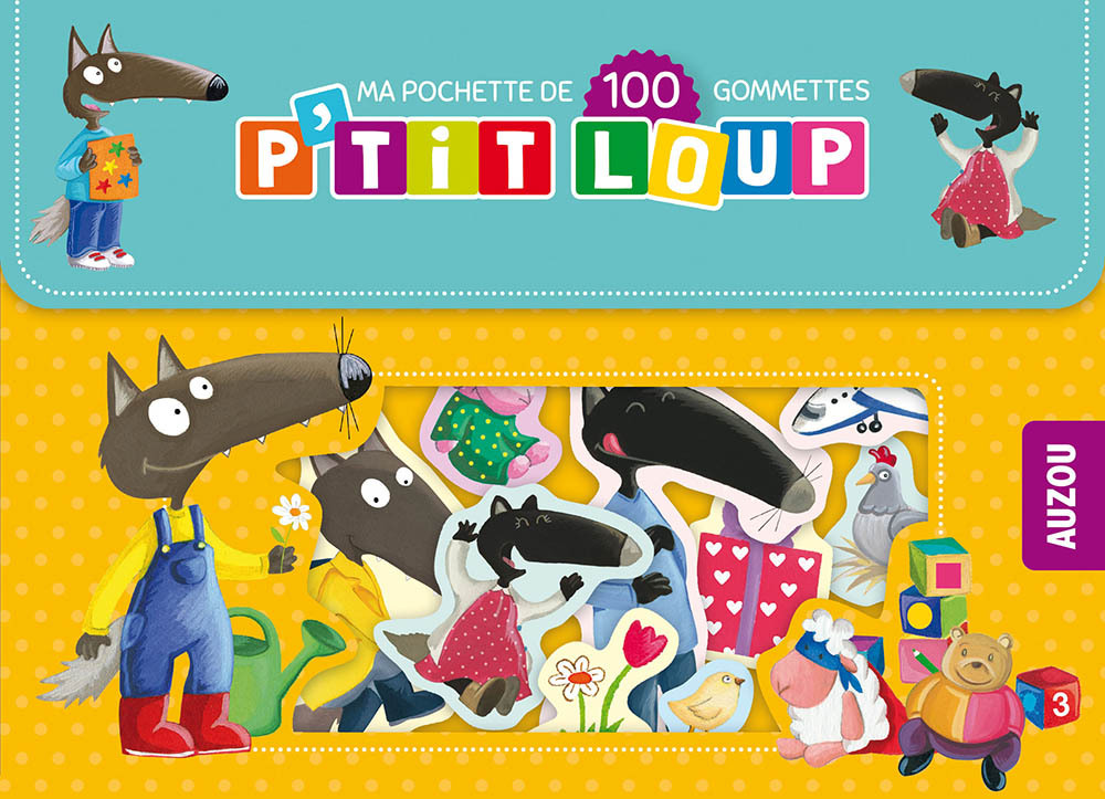 P'tit Loup - Ma pochette de 100 gommettes N2