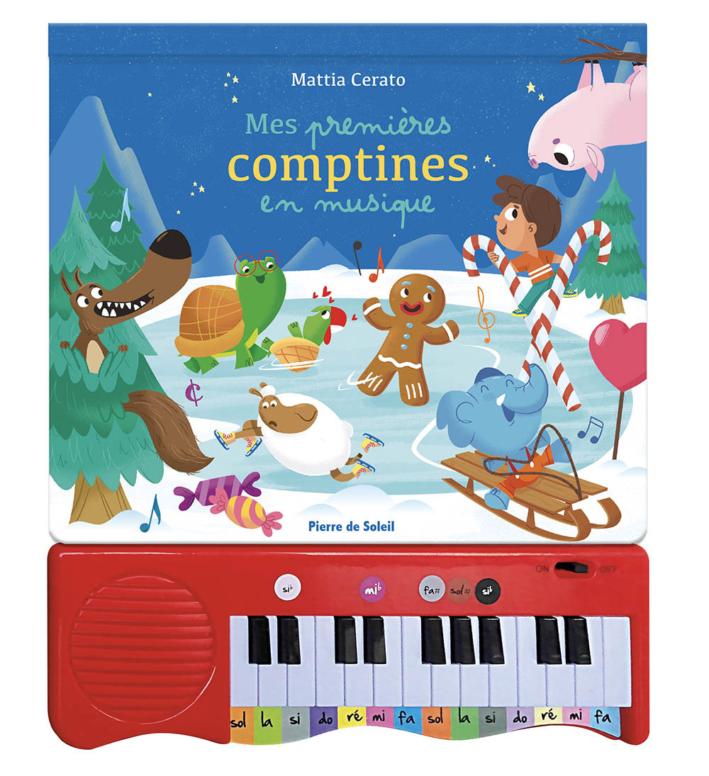 Mon livre piano - Mes premières comptines en musique