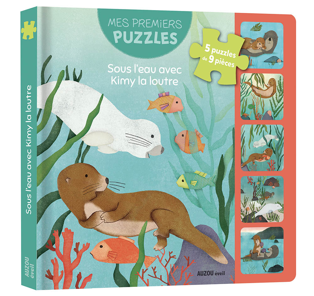 Mes premiers puzzles - Sous l'eau avec Kimy la loutre