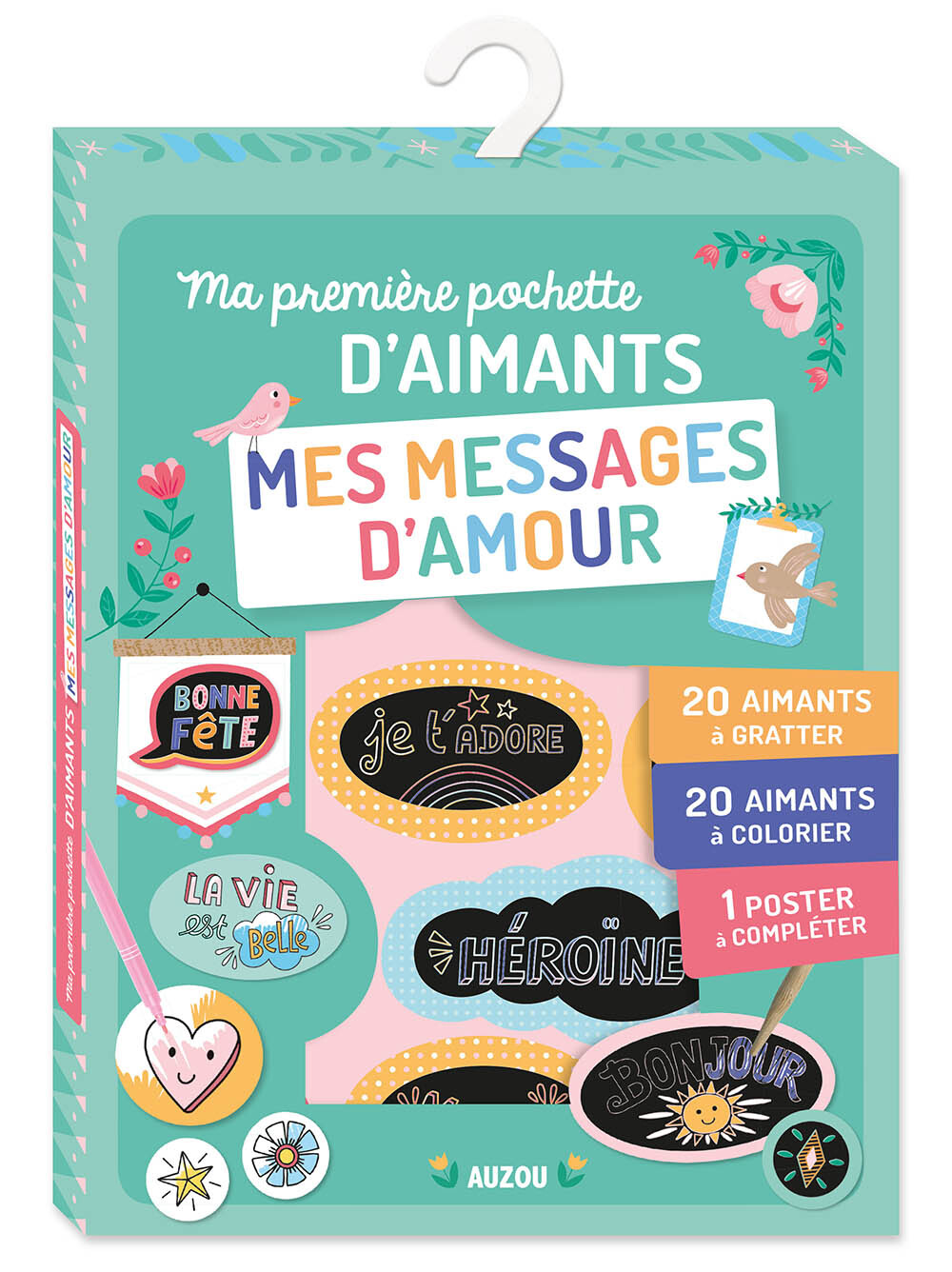Ma pochette d'aimants - Mes messages d'amour