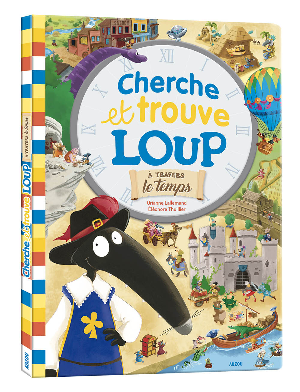 Cherche et trouve loup - Tome 2 À travers le temps