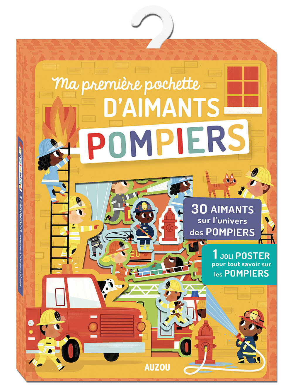 Ma première pochette d'aimants pompiers