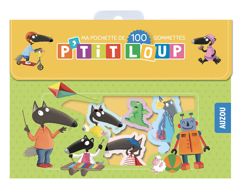 P'tit loup - Ma pochette de 100 gommettes