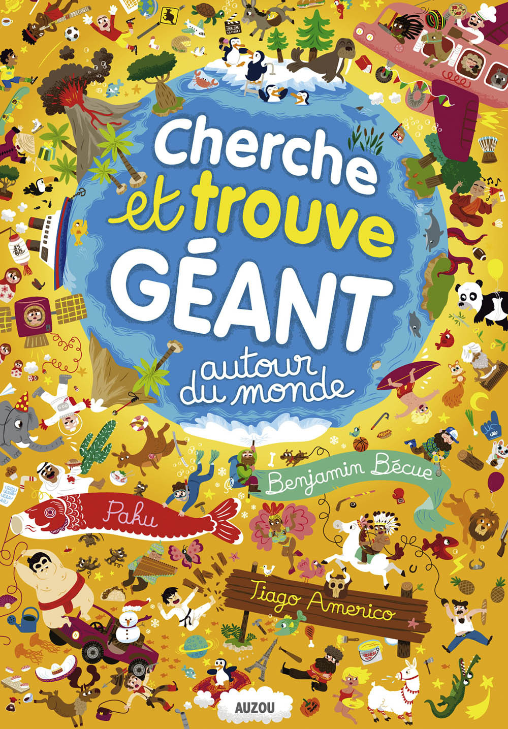 CHERCHE ET TROUVE GEANT - AUTOUR DU MONDE