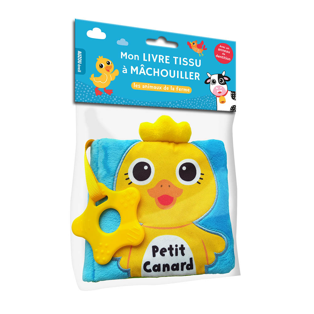 Mon livre tissu à machouiller - Petit canard