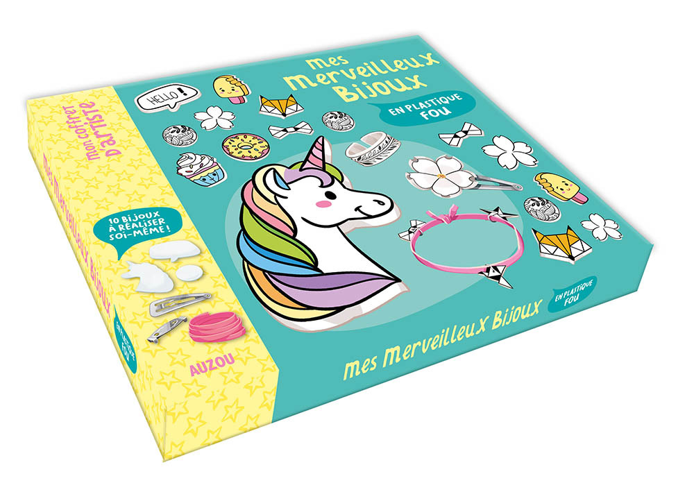 Mon coffret d'artiste - MES MERVEILLEUX BIJOUX EN PLASTIQUE FOU