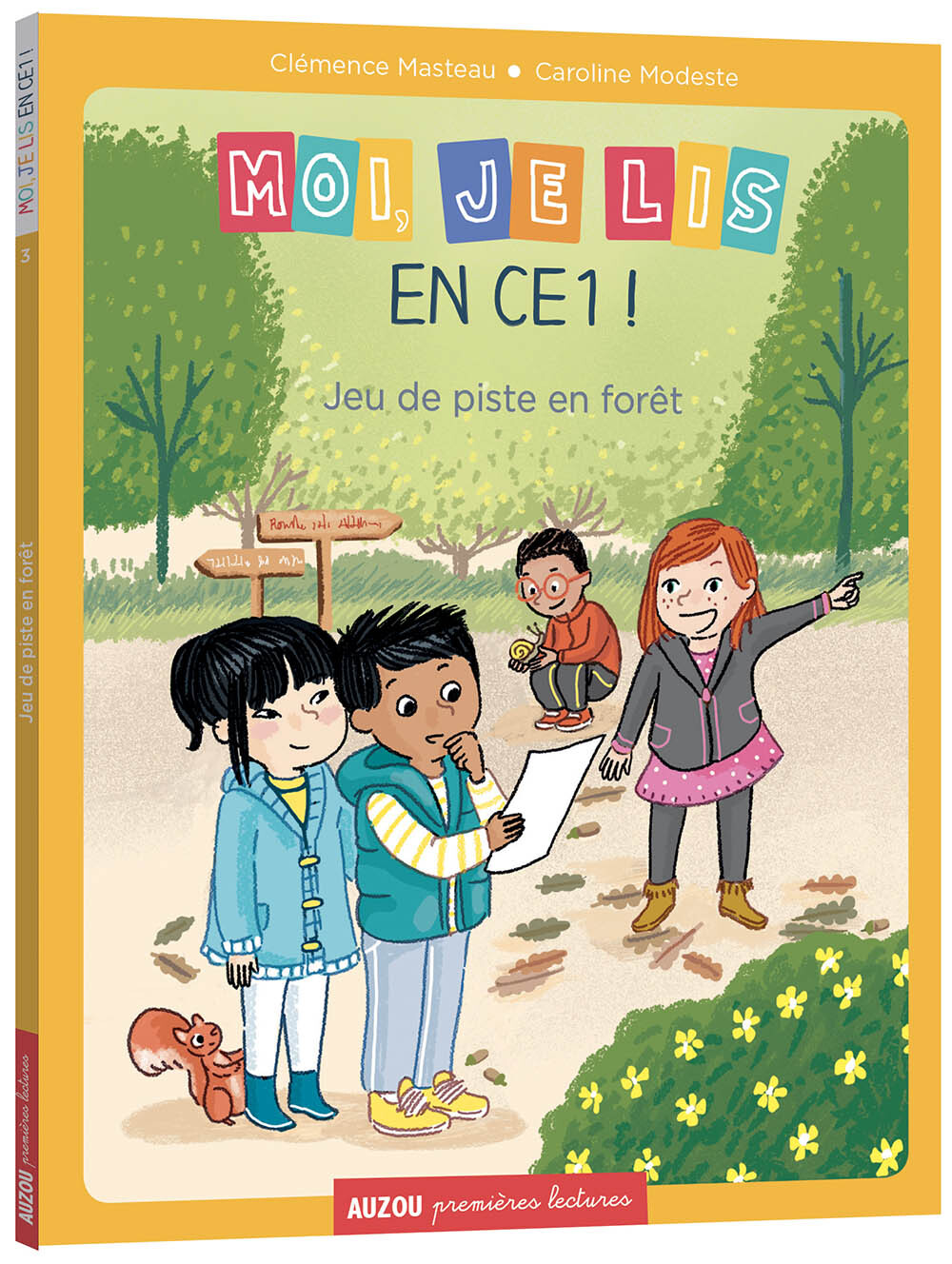 MOI JE LIS TOUT SEUL - MOI, JE LIS EN CE1 ! - TOME 3 JEU DE PISTE EN FORÊT