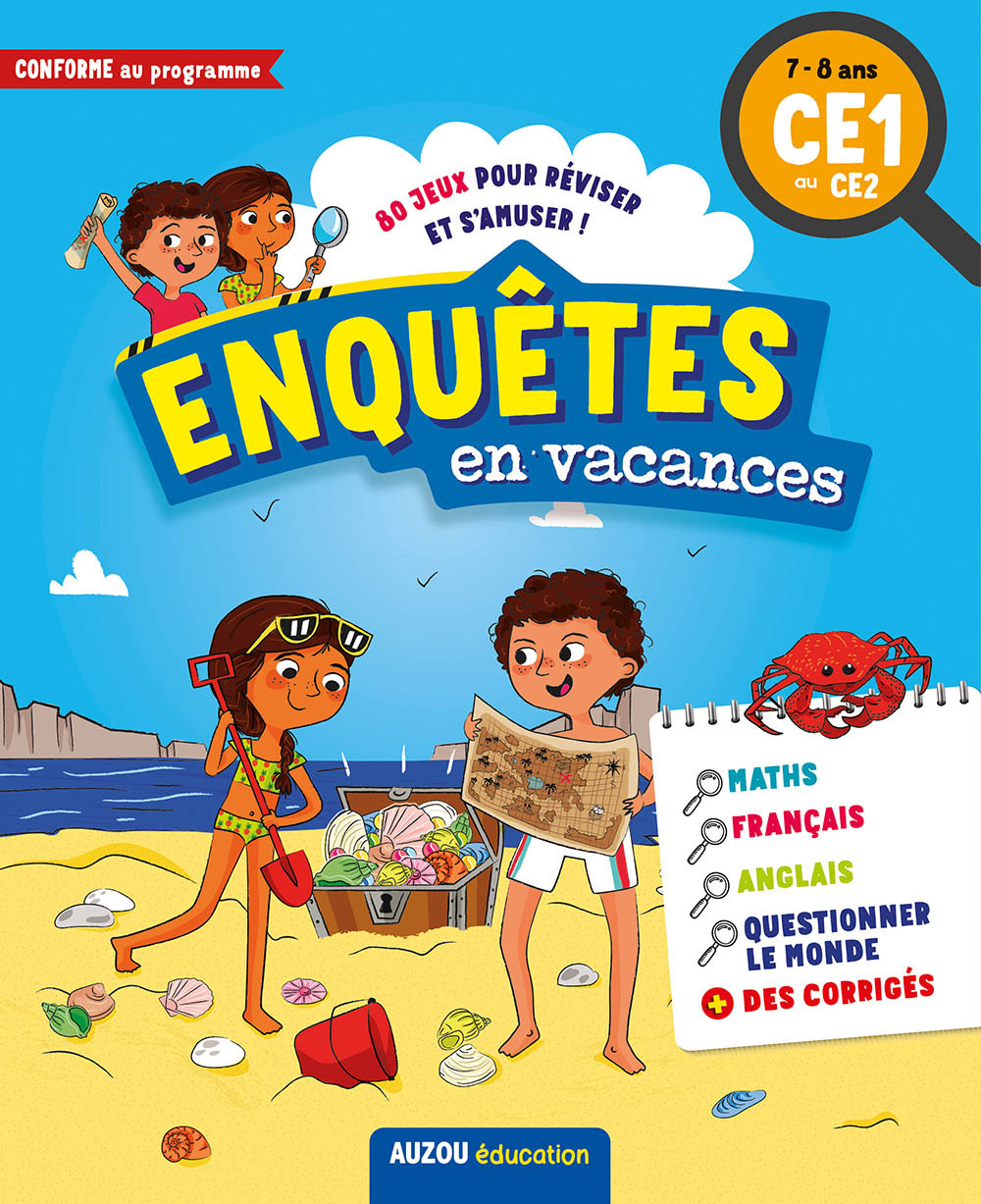 Enquêtes en vacances du CE1 au CE2
