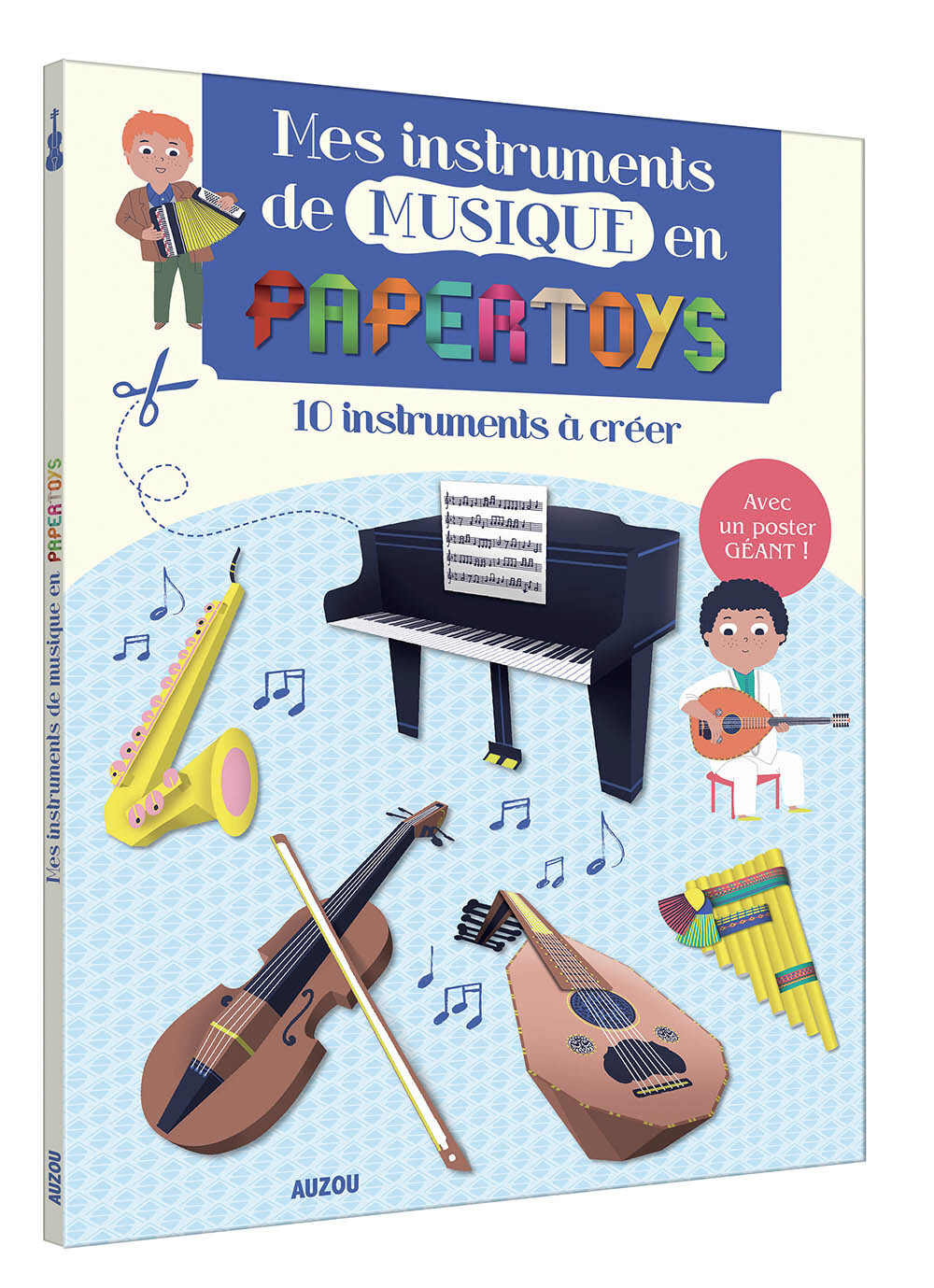 MES INSTRUMENTS DE MUSIQUE EN PAPERTOYS