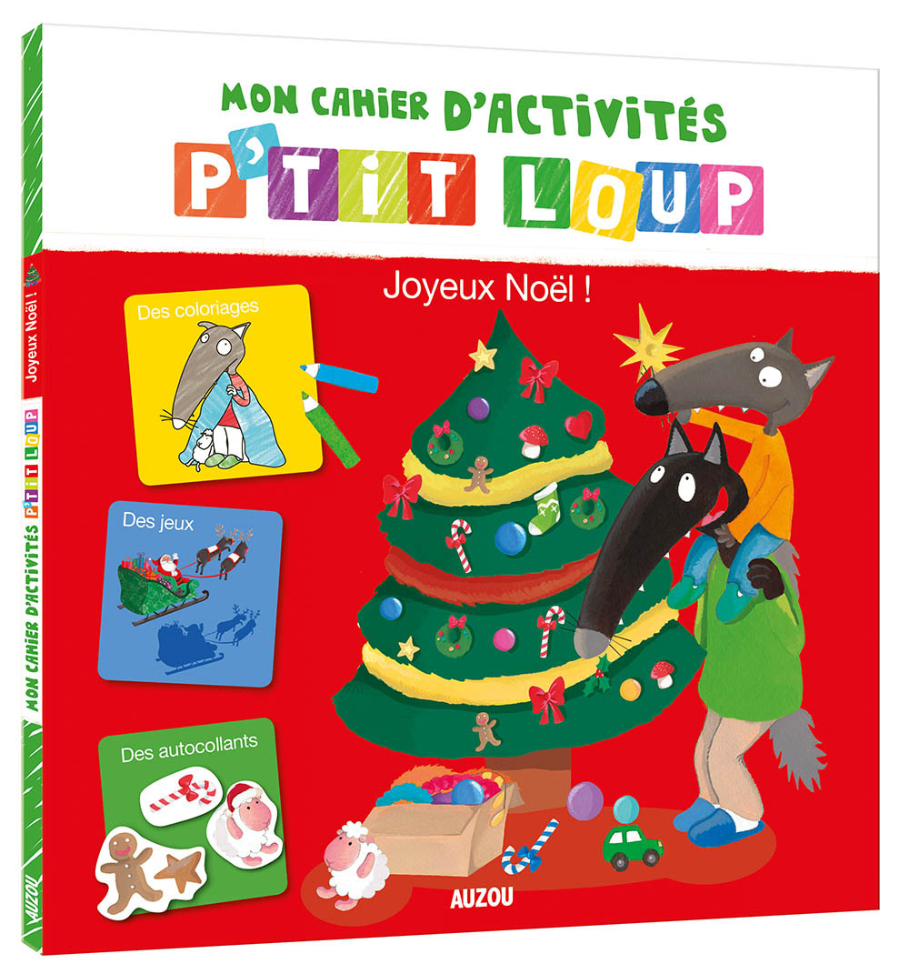 Mon livre d'activités p'tit loup - spécial Noël