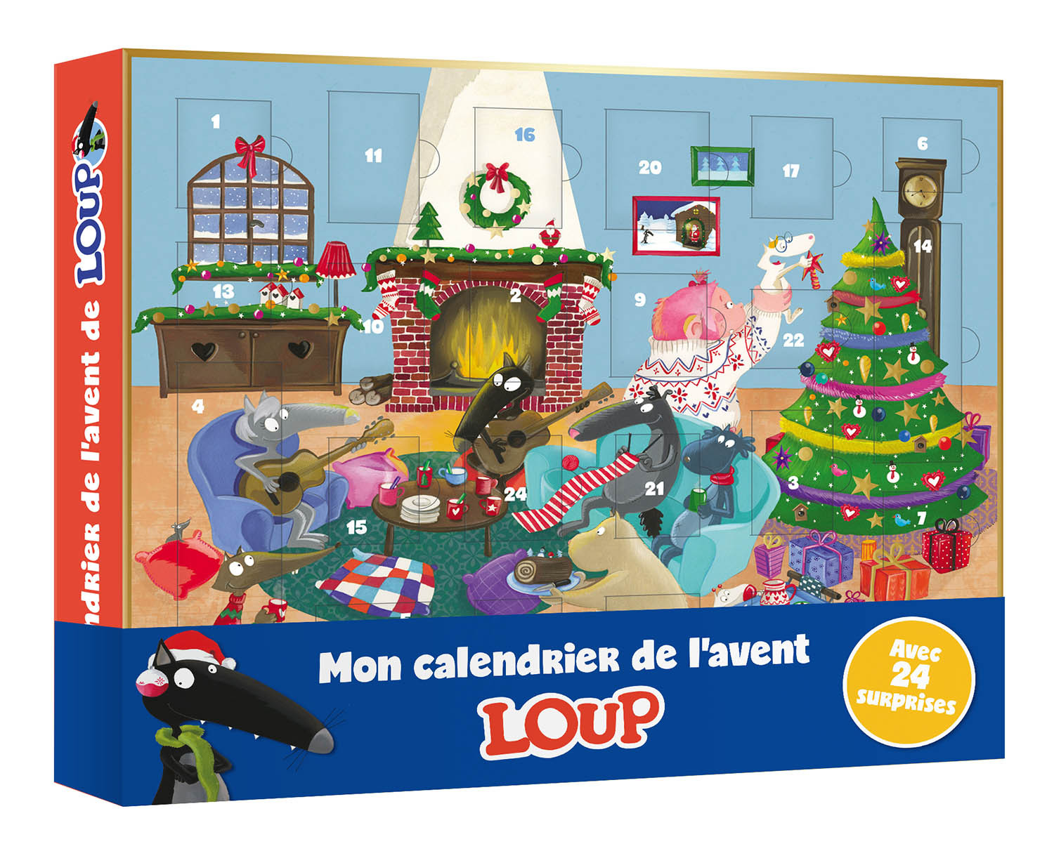 Le calendrier de l'avent de loup